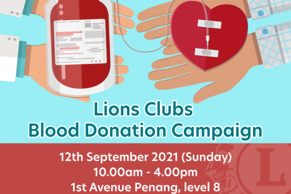 Blood Drive in Penang 2021