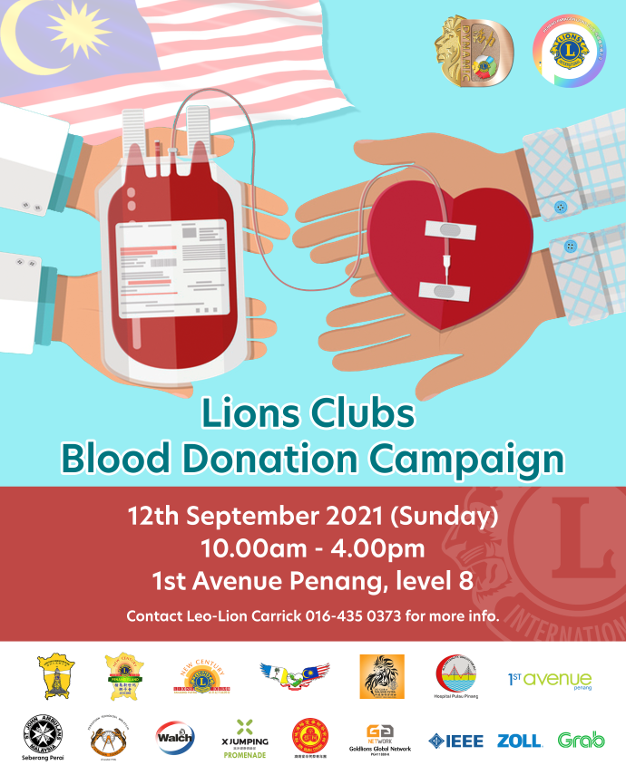 Blood Drive in Penang 2021