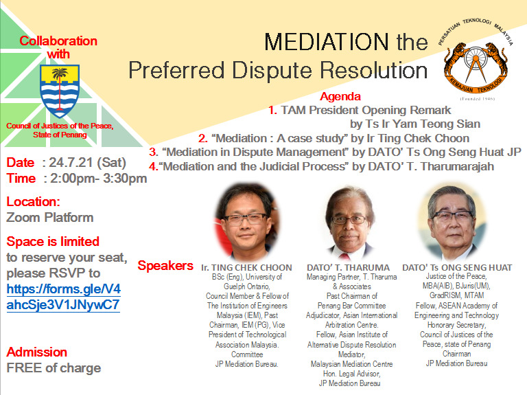 MEDIATION the Preferred Dispute Resolution